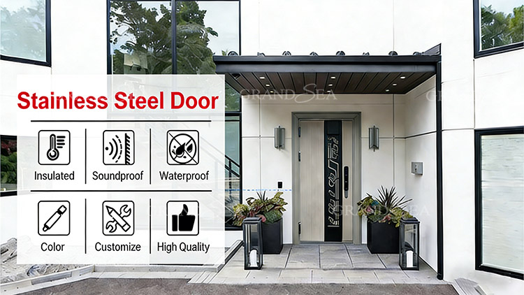 Exterior Stainless Steel Door