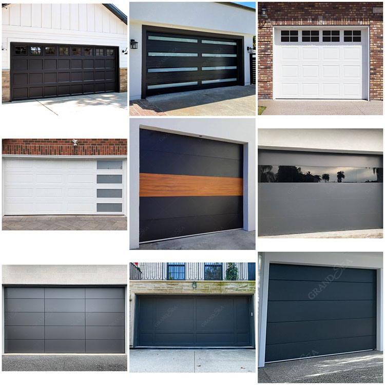 flat panel flush garage door