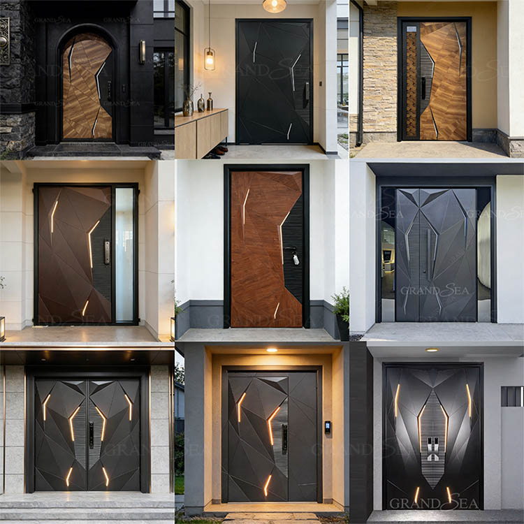 aluminium pivot entry door