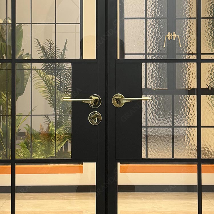 thermal break aluminum French door