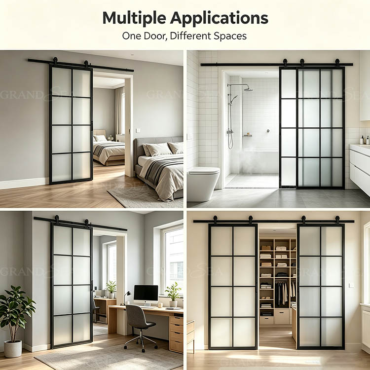 sliding glass door barn