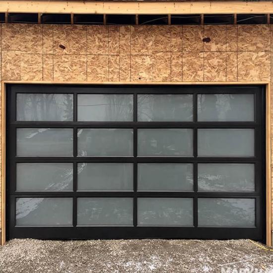 aluminum glass garage door