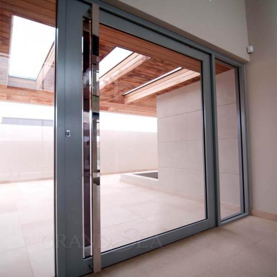 aluminium pivot doors