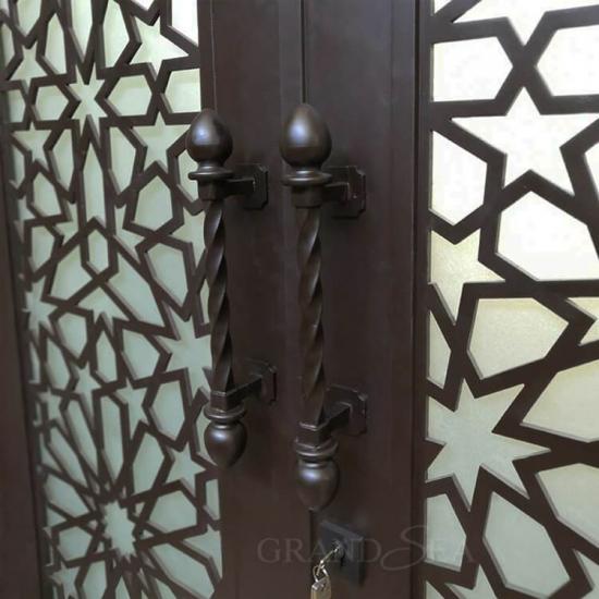 wrought iron entry doors