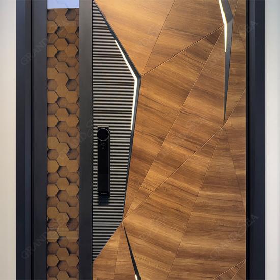 modern pivot front door