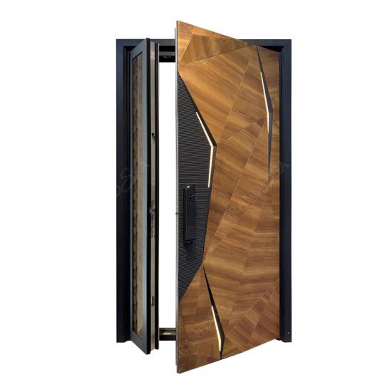 modern pivot front door