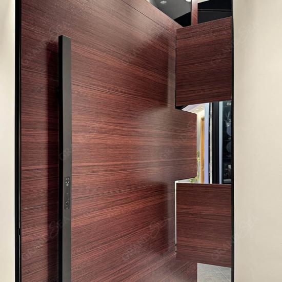 solid wood pivot doors