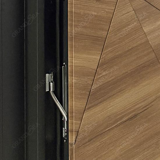 arched carved wood doors