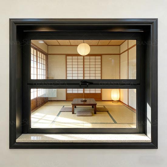 نافذة زجاجية قابلة للطي عمودياً