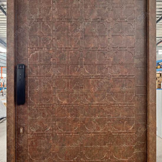 3d carving pivot door