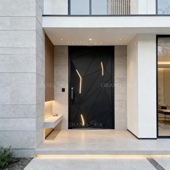 أبواب مفصلية خارجية من الألومنيوم