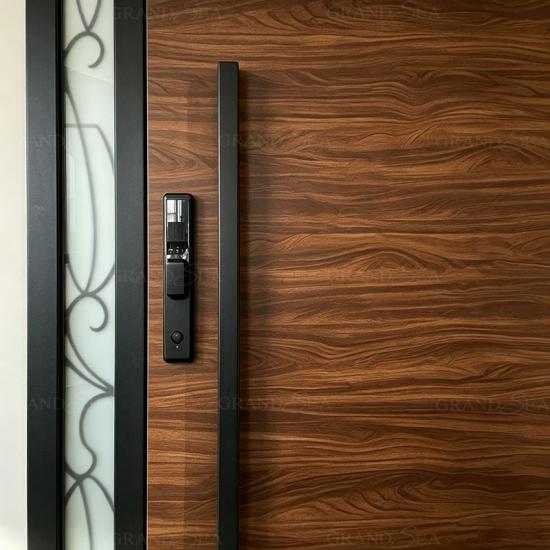 aluminum carved pivot door